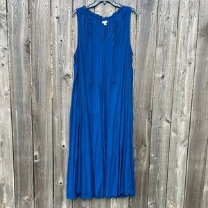 Max Studio Royal Blue Maxi Dress
